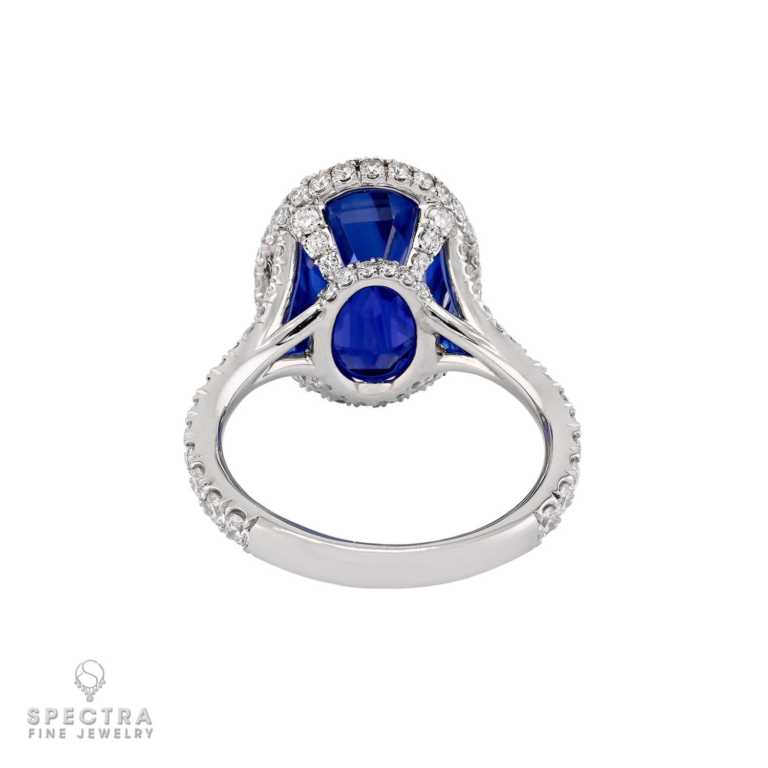 Spectra Fine Jewelry 8.0 ct. Ceylon Royal Blue Sapphire Ring