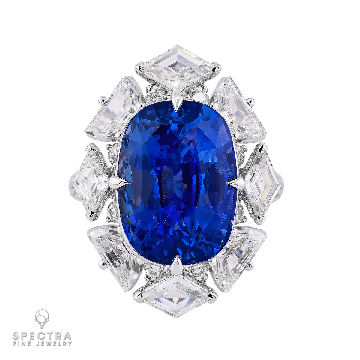 13.57ct No Heat Madagascar Sapphire Ring - Spectra Fine Jewelry