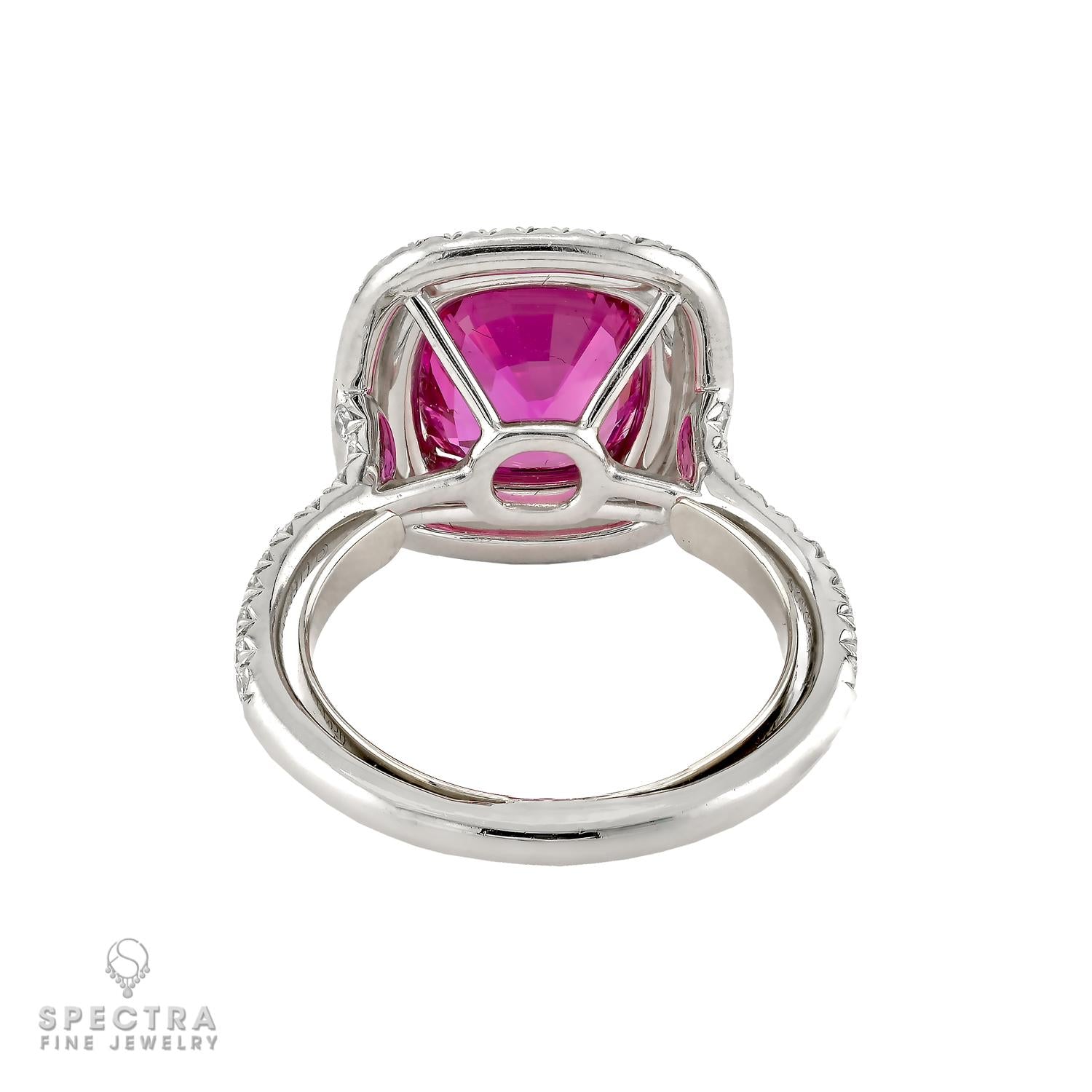 Tiffany & Co. Soleste 4.42 ct Pink Sapphire & Diamond Ring