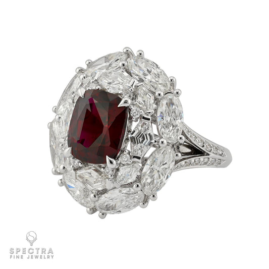 Spectra Fine Jewelry 3.15ct Thai Ruby & Diamond Ring