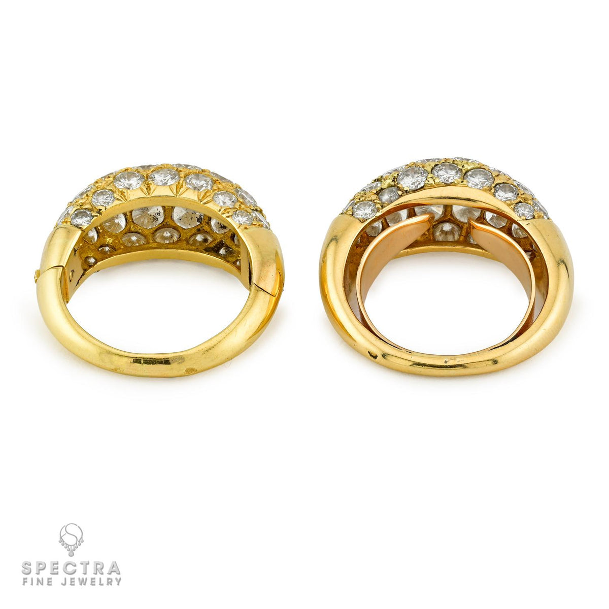 Van Cleef & Arpels Vintage Diamond  Rings 18K Gold