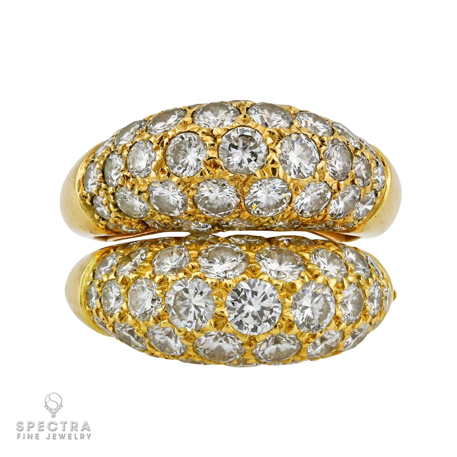 Van Cleef & Arpels Vintage Diamond  Rings 18K Gold