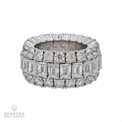 Spectra Fine Jewelry 11.13 Carat Emerald Cut Diamond Ring