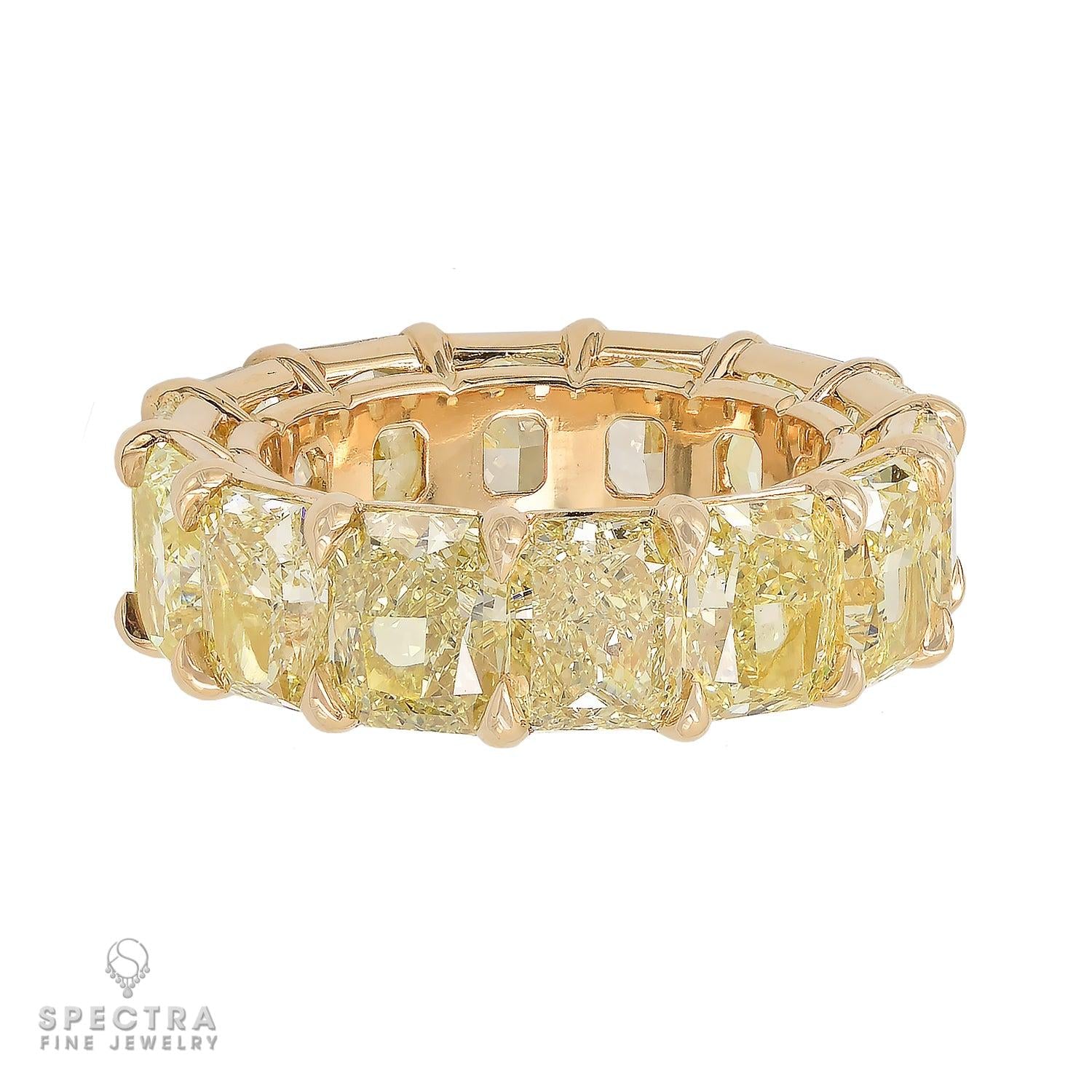 Spectra Fine Jewelry 15.12 cts. Radiant-cut Diamond Eternity Wedding Band