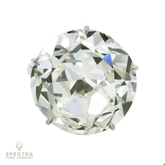 Spectra Fine Jewelry 30.12ct Old European Cut Diamond Solitare Ring