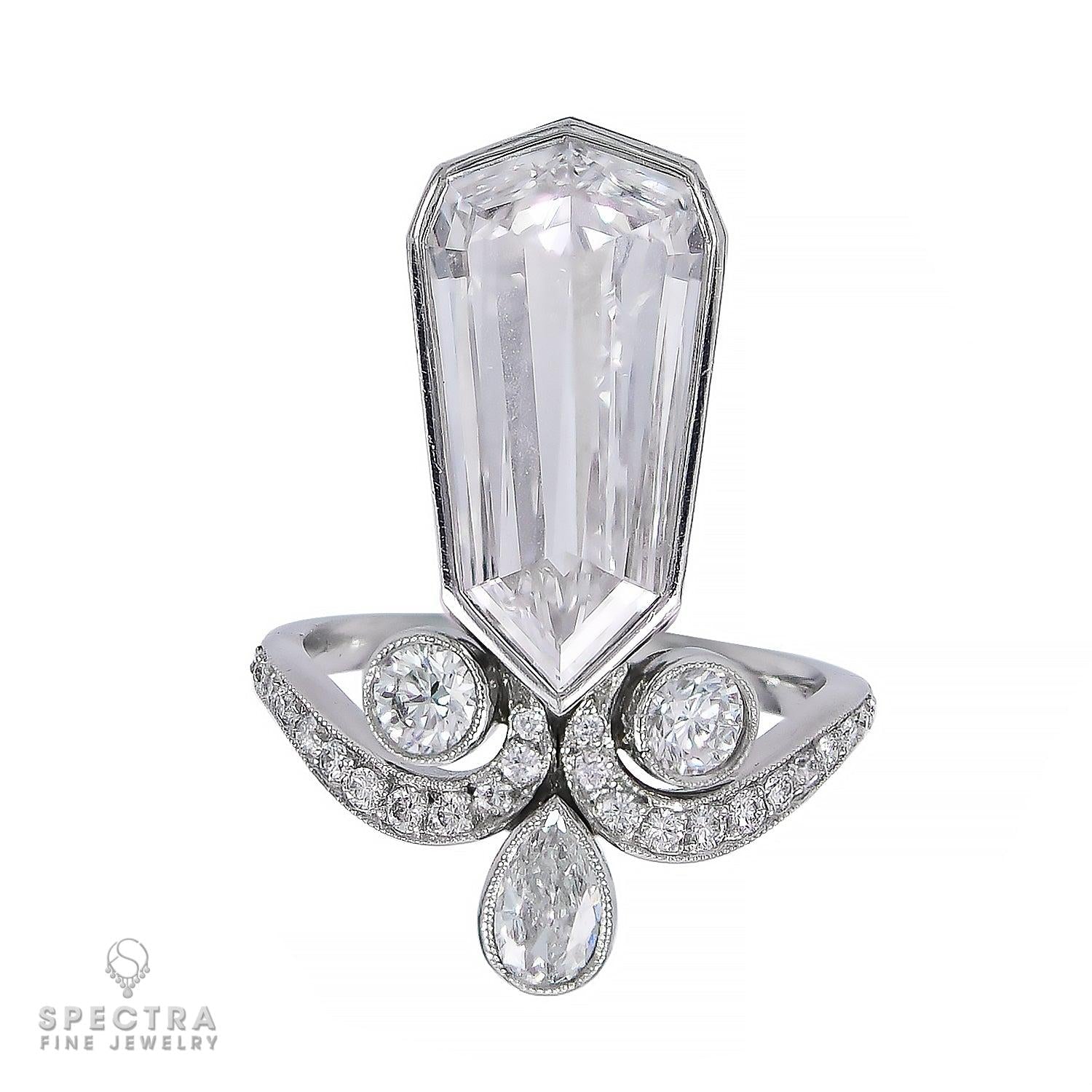 Spectra Fine Jewelry 3.12ct Kite Diamond Cocktail Engagement Ring