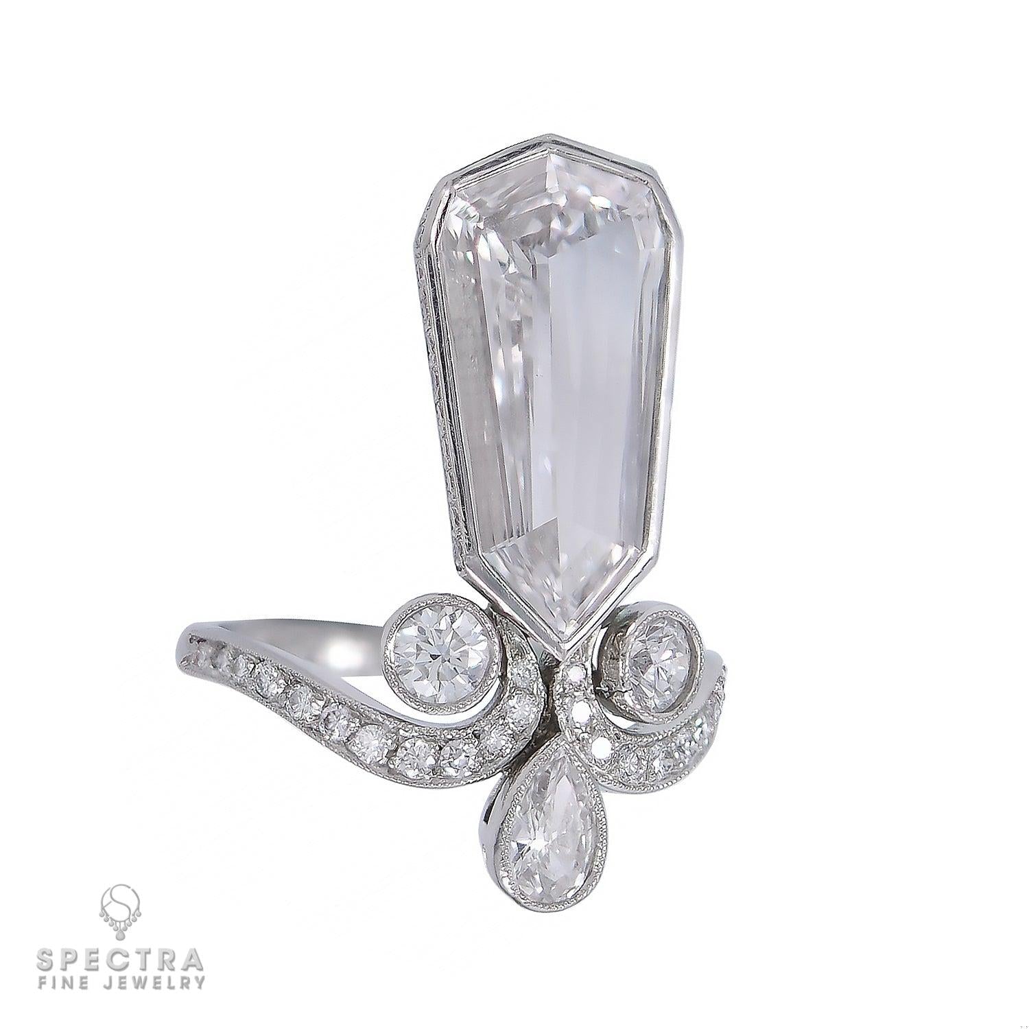 Spectra Fine Jewelry 3.12ct Kite Diamond Cocktail Engagement Ring