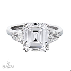 Spectra Fine Jewelry 4.16ct Diamond 18K Gold Ring