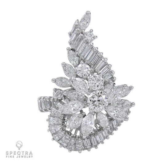 Spectra Fine Jewelry 5.29 cts. Diamond Cluster Cocktail Ring