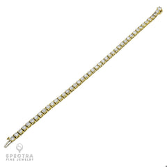 6.60 ct Diamond Tennis Bracelet in 18K White Gold – Spectra Fine Jewelry