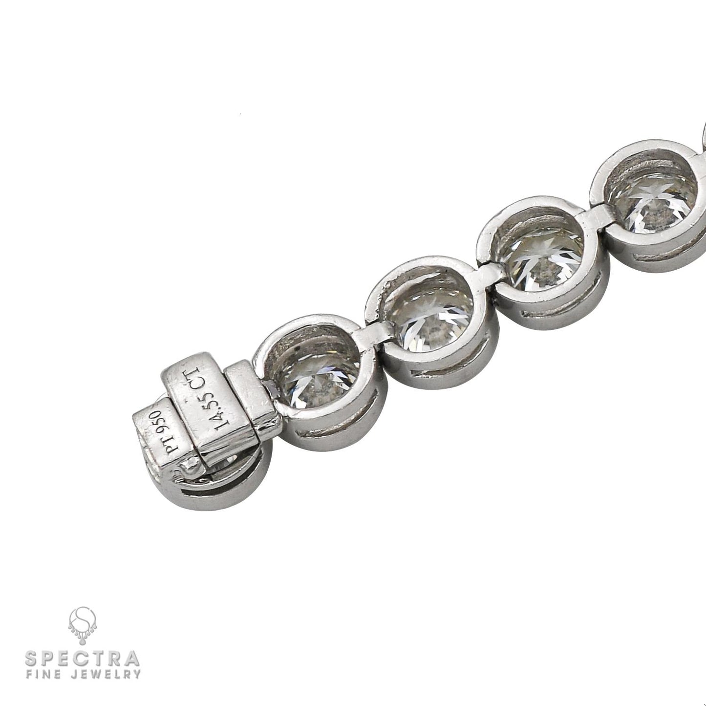 14.55 ct Diamond Bezel Tennis Bracelet – Spectra Fine Jewelry