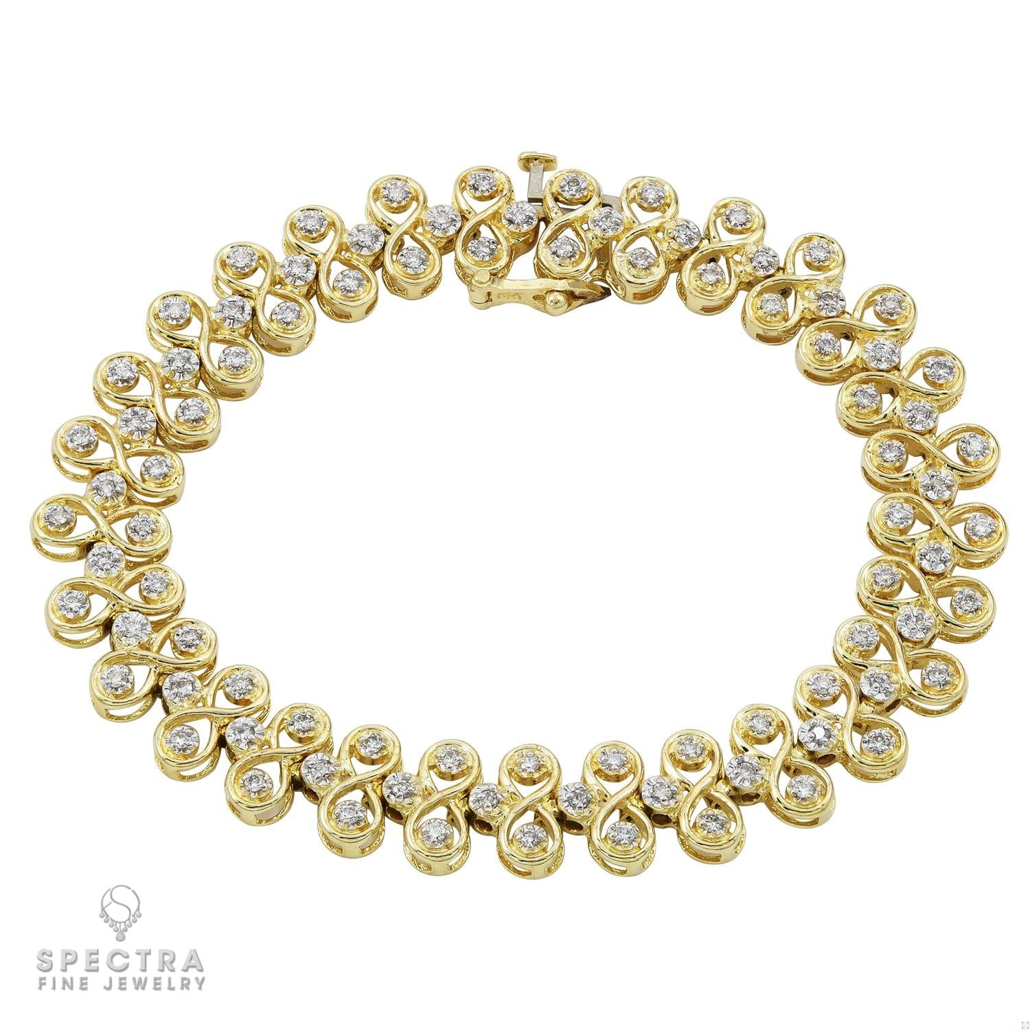 2.61 ct Diamond Tennis Bracelet in 14K White Gold – Spectra Fine Jewelry