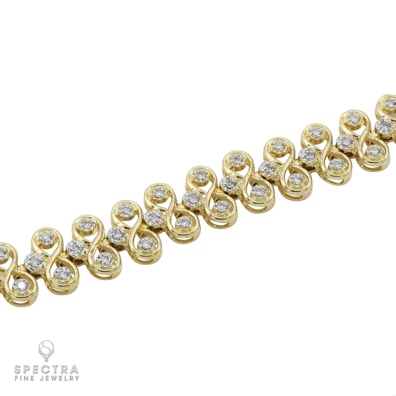 2.61 ct Diamond Tennis Bracelet in 14K White Gold – Spectra Fine Jewelry