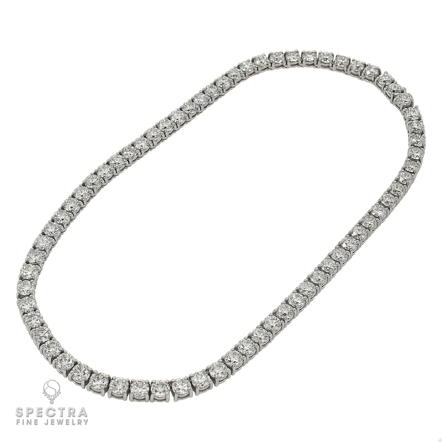 Spectra Fine Jewelry 47.60ct Diamond Tennis Necklace