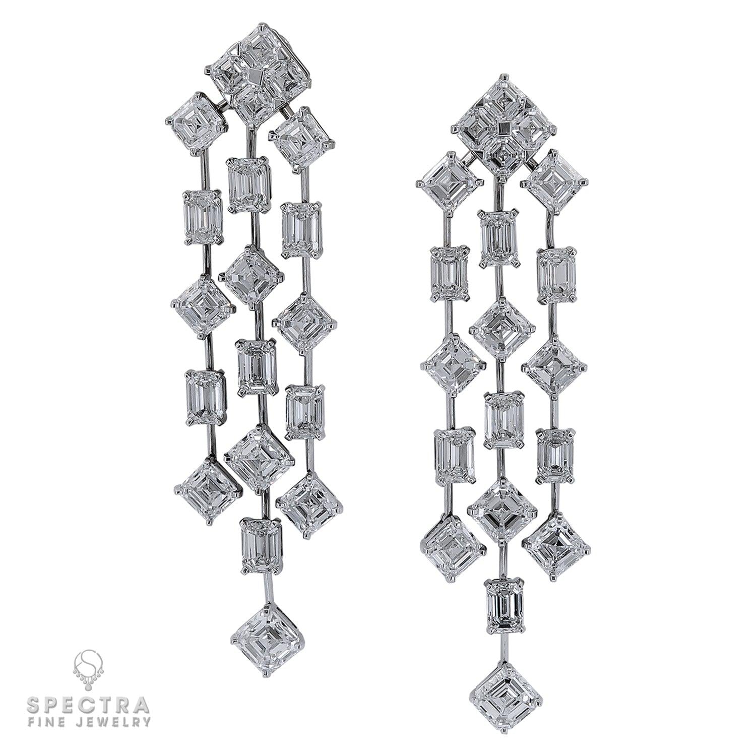 Spectra Fine Jewelry 19.52 cts. Diamond Chandelier Earrings