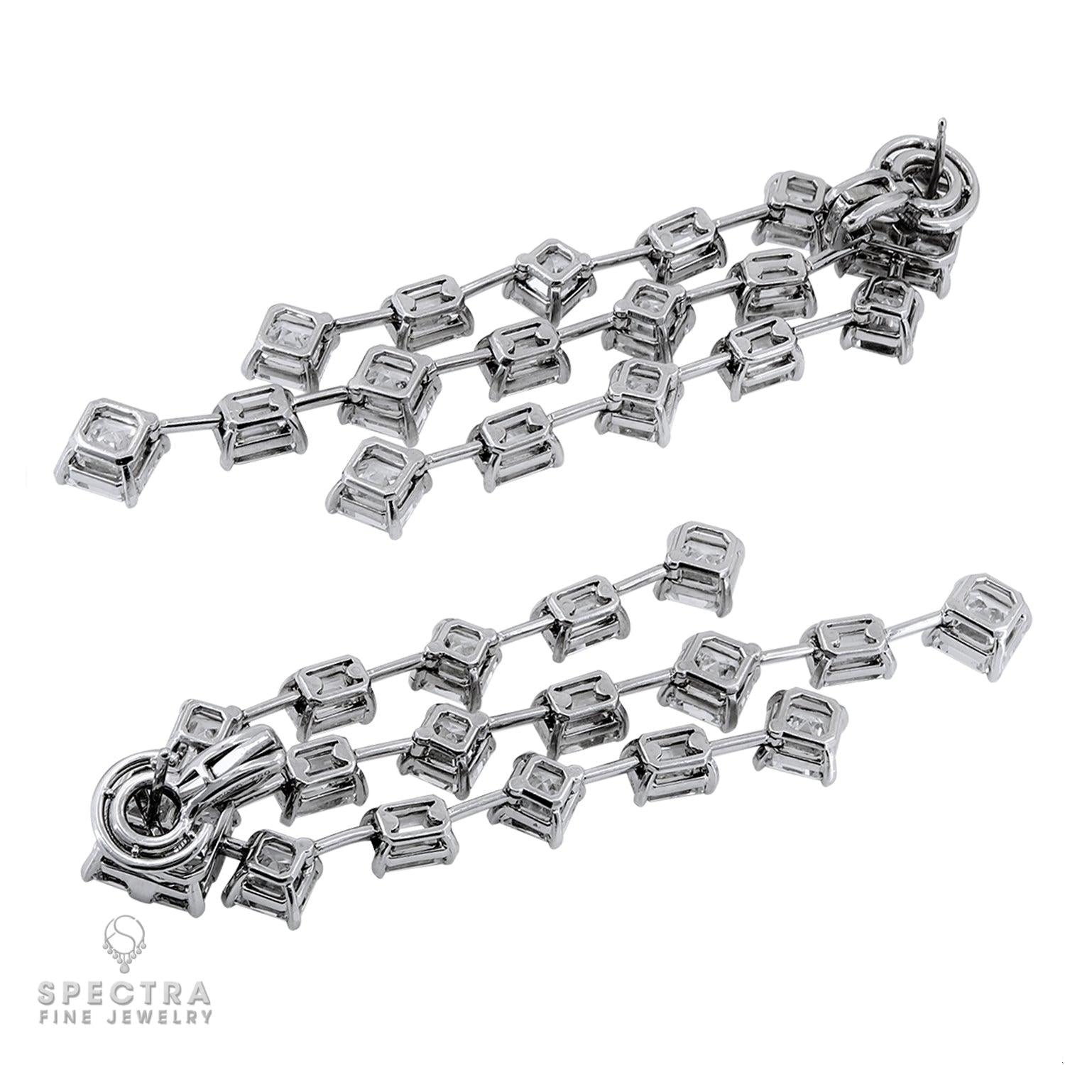 Spectra Fine Jewelry 19.52 cts. Diamond Chandelier Earrings