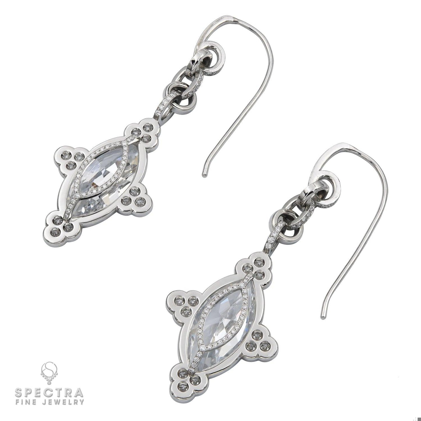 Spectra Fine Jewelry Marquis Diamond Drop Earrings