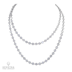 Spectra Fine Jewelry Rose Cut Diamond Opera Necklace
