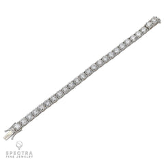 21.05 ct Diamond Tennis Bracelet in 14K White Gold – Spectra Fine Jewelry