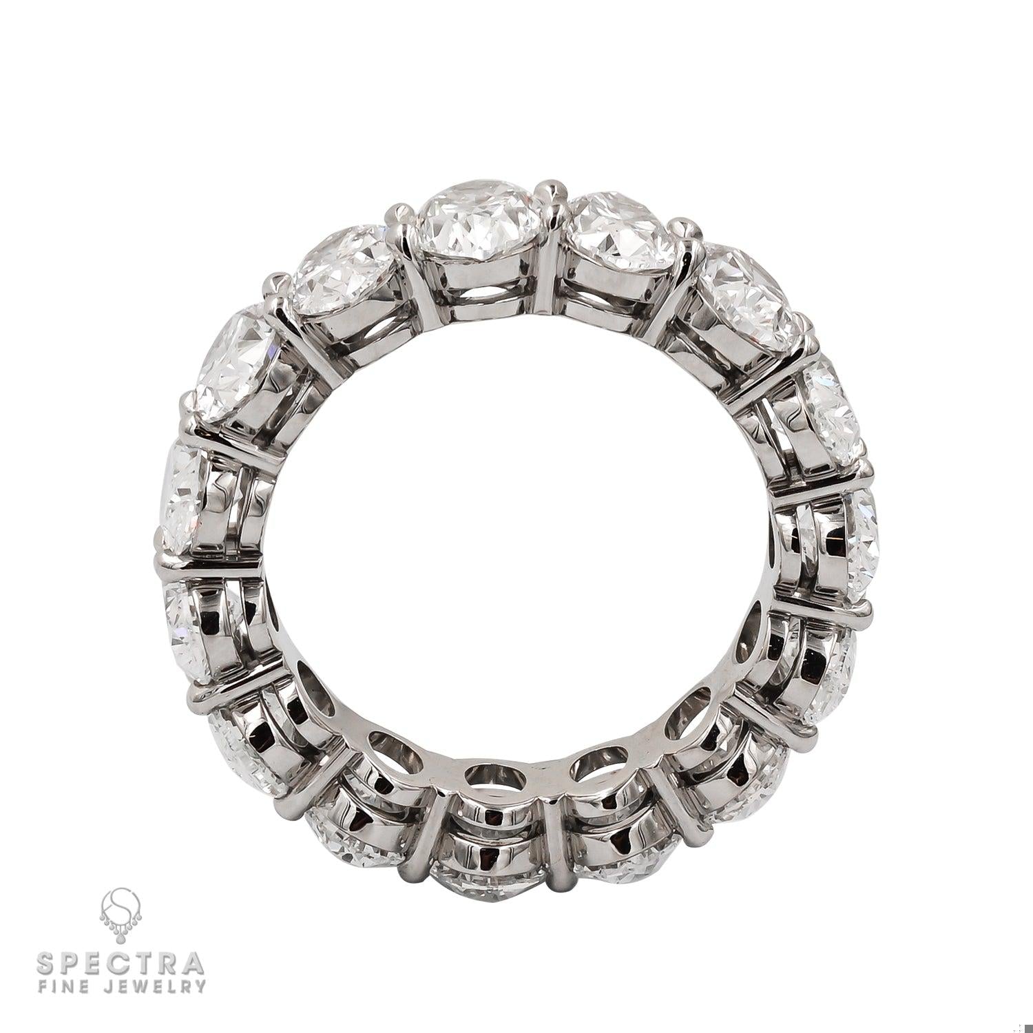 Spectra Fine Jewelry's Platinum Oval Diamond Eternity Ring