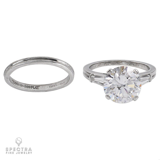 Tiffany Three Stone Diamond Engagement Ring
