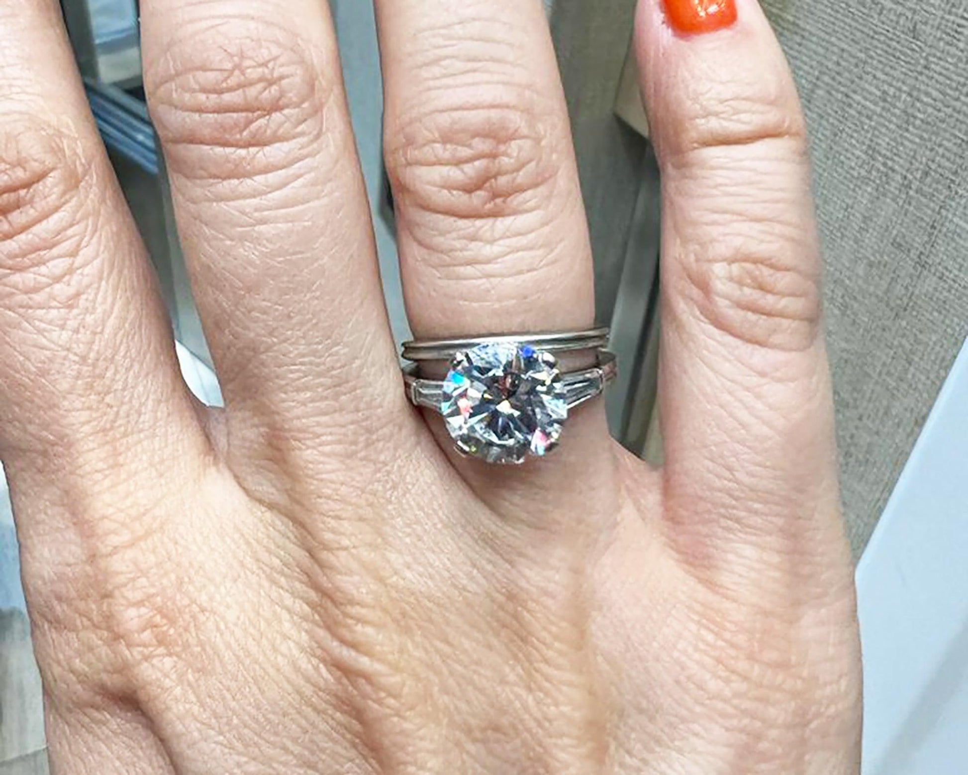Tiffany Three Stone Diamond Engagement Ring