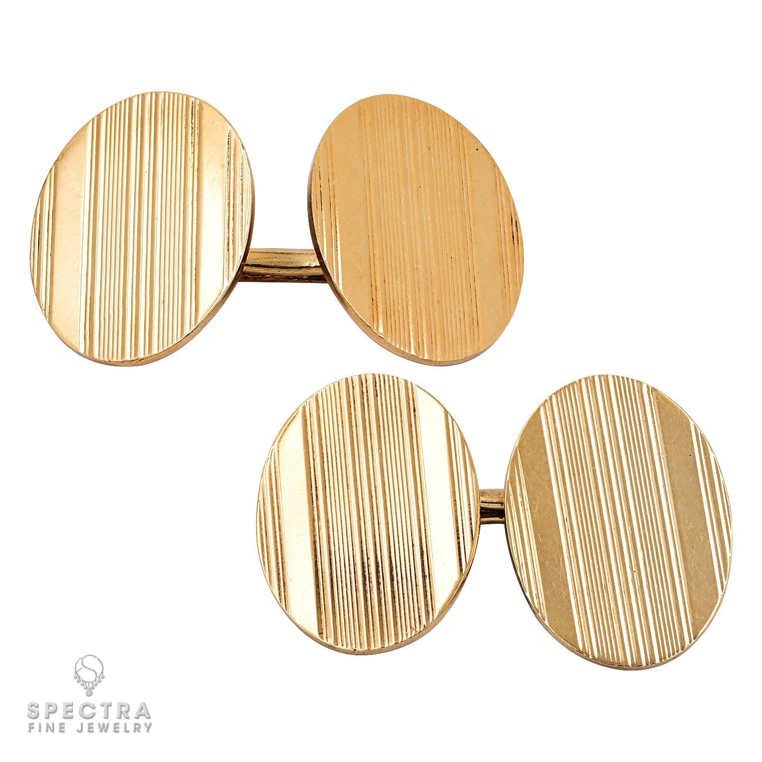 Tiffany & Co. 14kt Yellow Gold Cufflinks