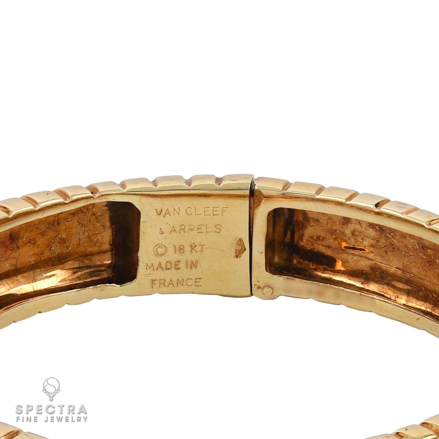 Van Cleef & Arpels Vintage Diamond Bracelet in 18K Yellow Gold – Signed