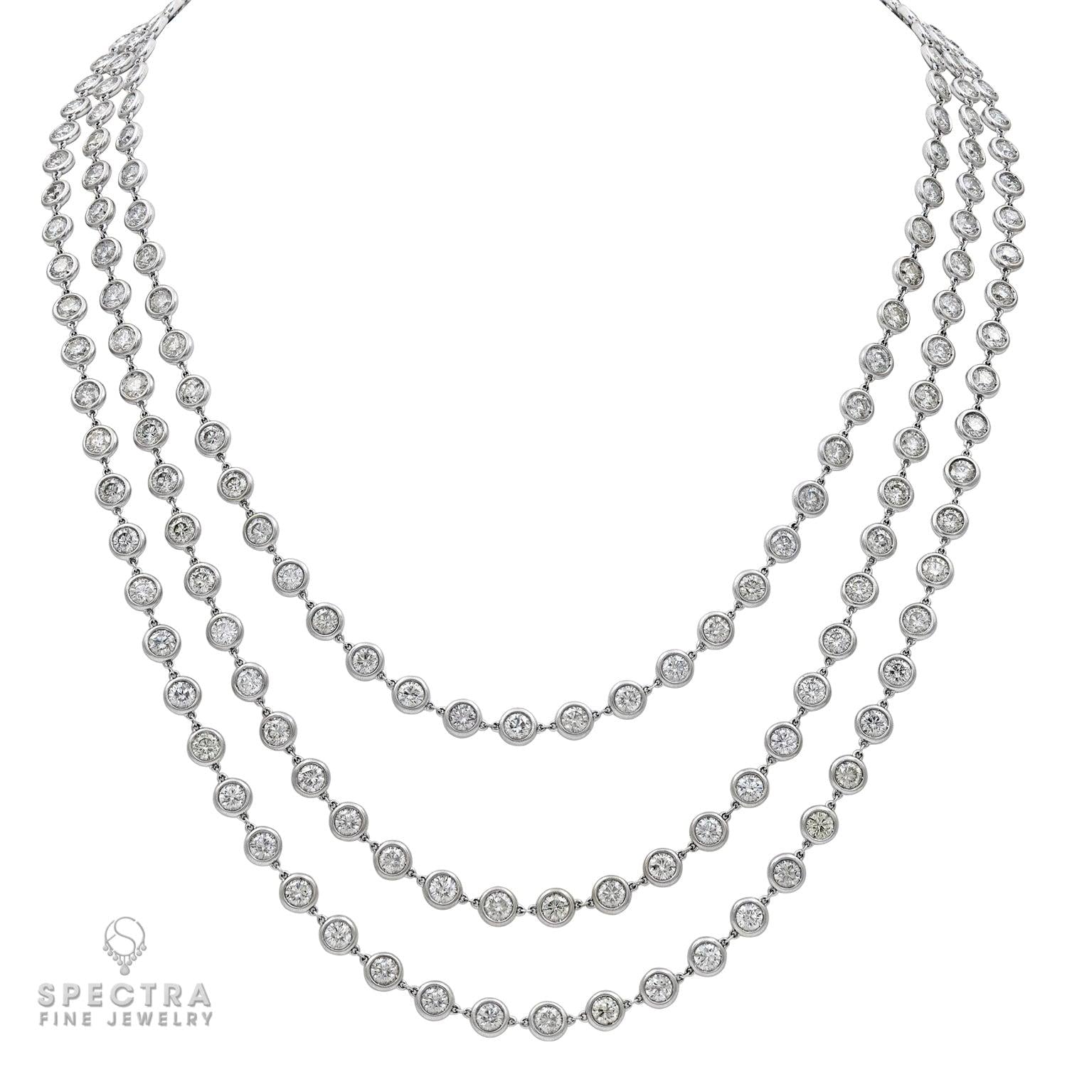 Spectra Fine Jewelry 47.33 cts. Diamond by the Yard Necklace