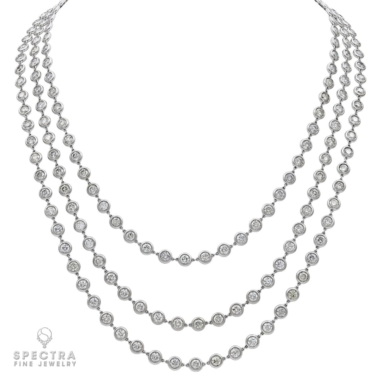 Spectra Fine Jewelry 47.33 cts. Diamond by the Yard Necklace