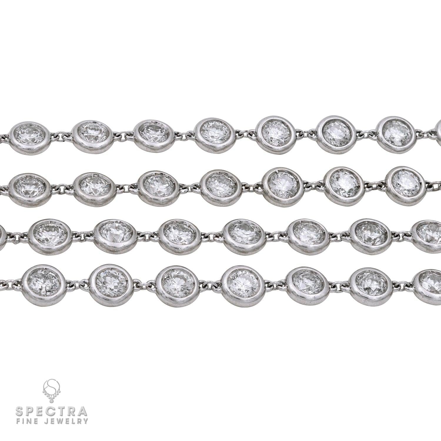 Spectra Fine Jewelry 47.33 cts. Diamond by the Yard Necklace