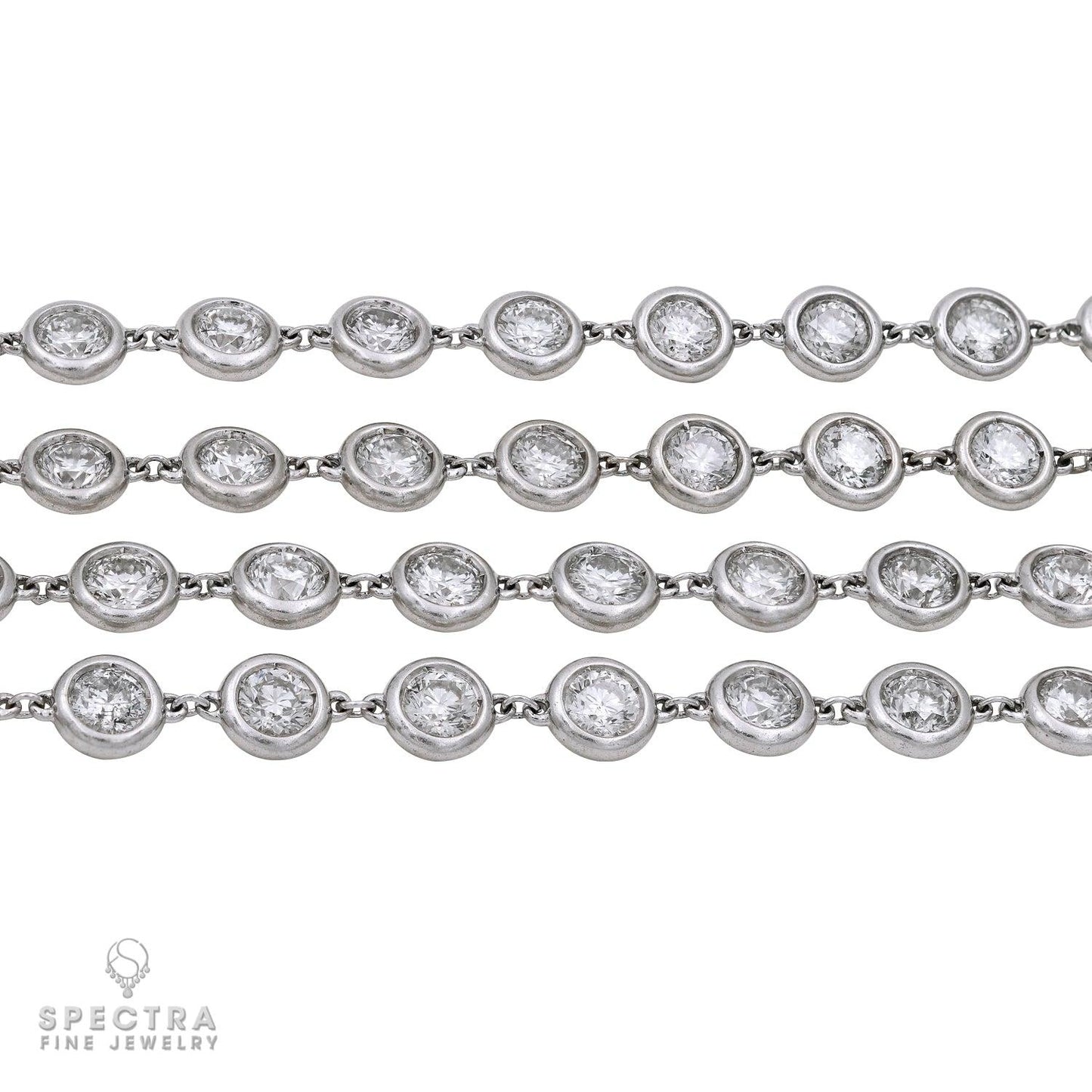 Spectra Fine Jewelry 47.33 cts. Diamond by the Yard Necklace