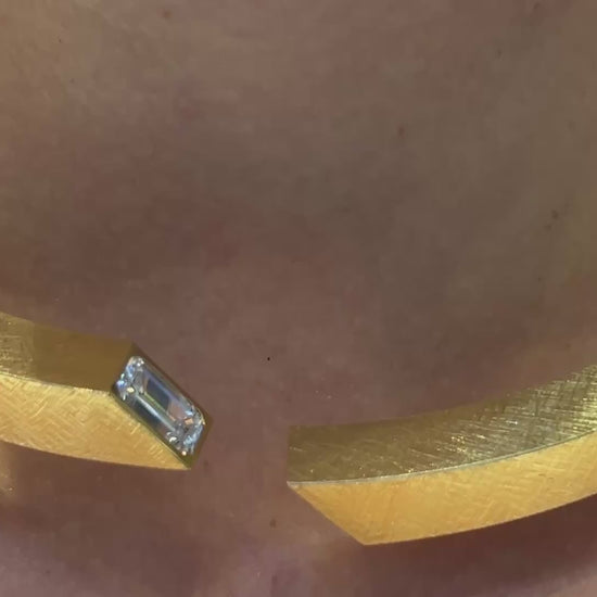 Schullin Seitner Manfred Seitner 4.09 Ct Diamond 18K Gold Torque Necklace