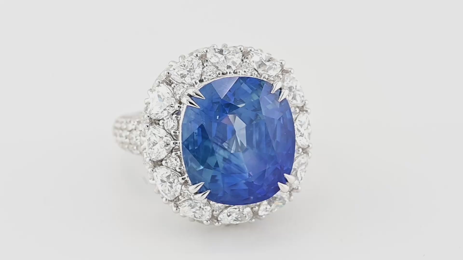 Spectra Fine Jewelry 20.35 ct. Kashmir Sapphire & Diamond Ring -video