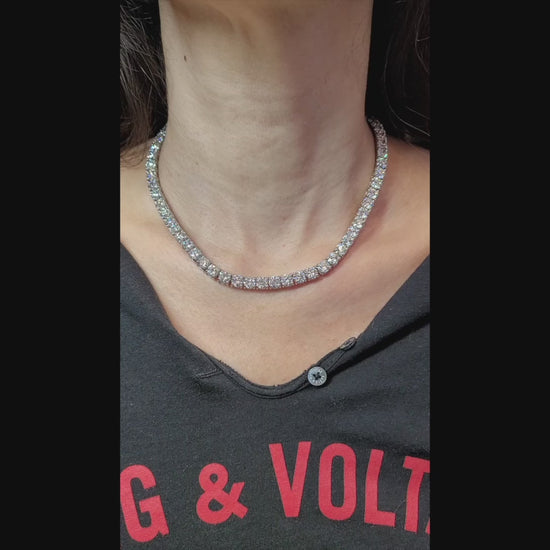 Spectra Fine Jewelry 47.60ct Diamond Tennis Necklace