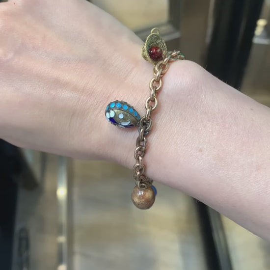 Fabergé Vintage Egg Charm Bracelet